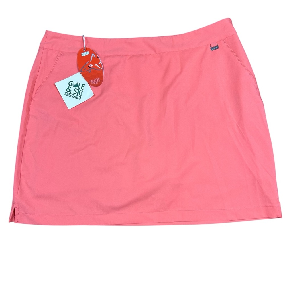 Greg Norman Golf Skort Coral NWT - Size 18